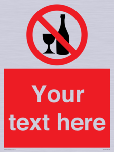 Custom prohibition no alcohol